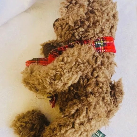 Russ Berrie Moose Plush with scarf named Buck Winter Christmas Stuffed Animal - Picture 4 of 8